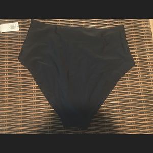 NWT Old Navy Black Classic High Rise Bikini Bottoms.